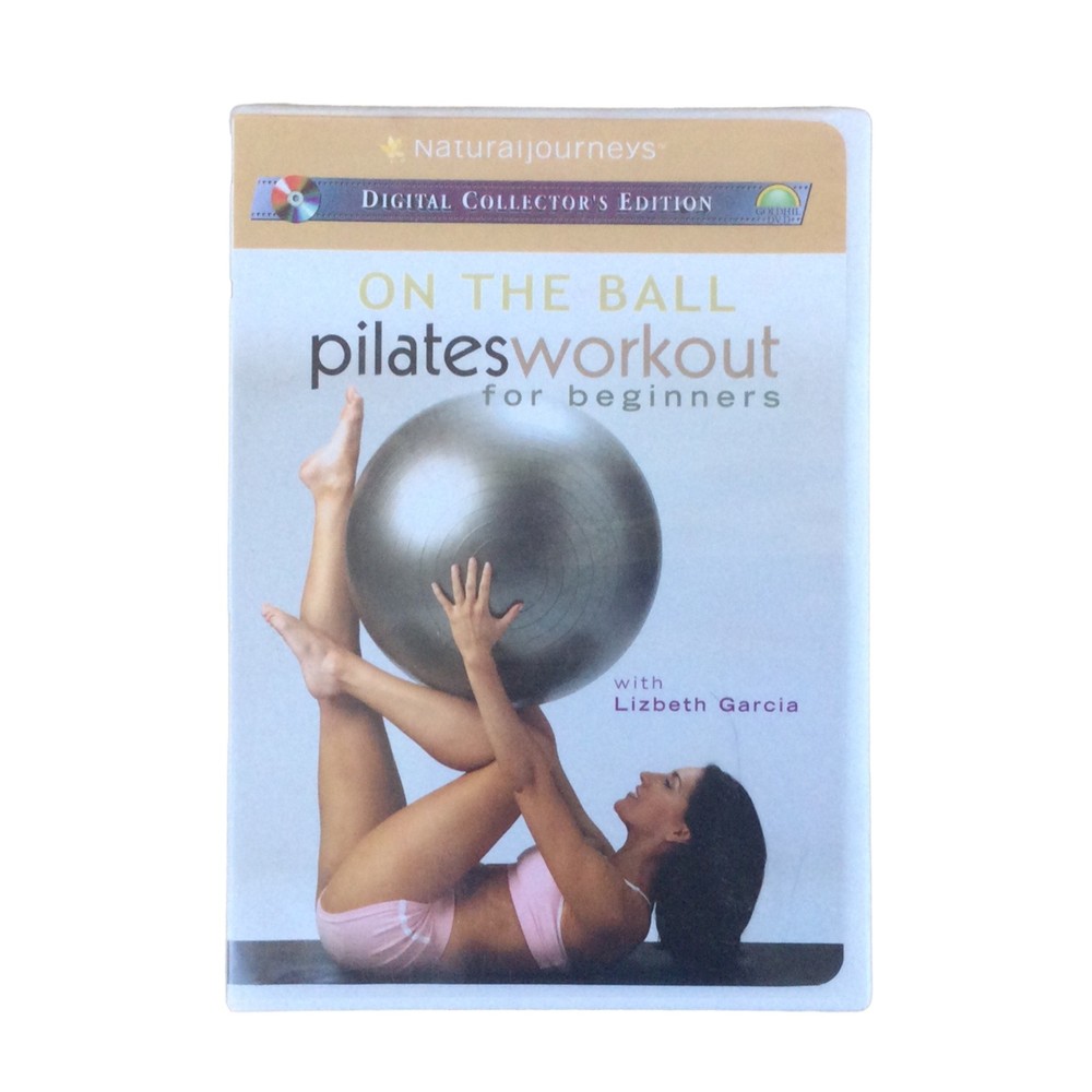 On the Ball Pilates Workout Beginners Lizbeth Garcia DVD Fitness Core 1398-423
